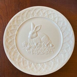 Hallmark Easter Bunny Rabbit Ceramic Plates. Set of 5.